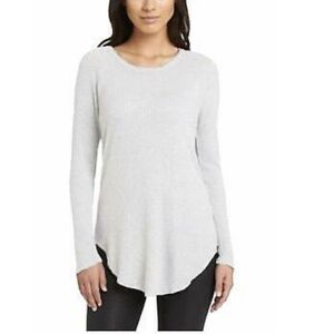 NWT Chaser White Henley Thermal Long Sleeves Top M​​​​​